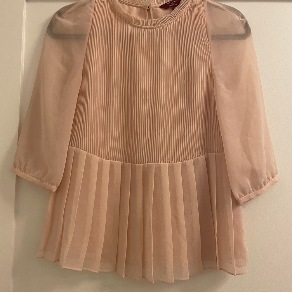 Ted Baker pale pink blouse. Size 0. - Picture 1 of 4
